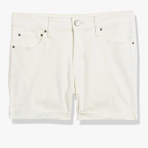 Daily Ritual Women's Cream Jean Shorts